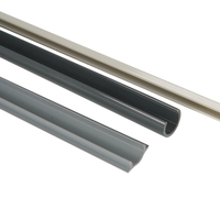 High Quality Customize Extruded Plastic Profiles U-shaped Extrusion UV Resistance Hard Pvc Profiles